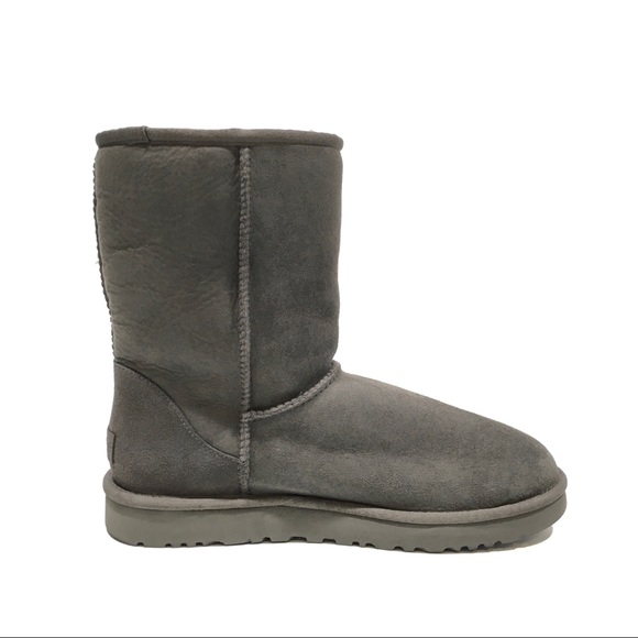 UGG Classic Short II Boots -Grey Twinface Sheepskin -Women’s US 11 -NEW - Picture 5 of 9